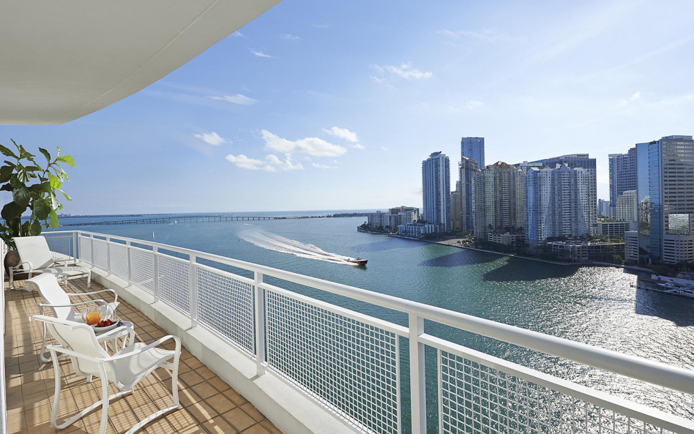 Mandarin Oriental, Miami balcony