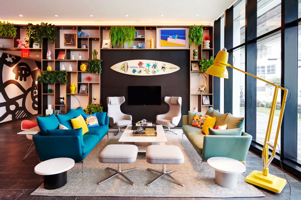 citizenM Miami Worldcenter - living room