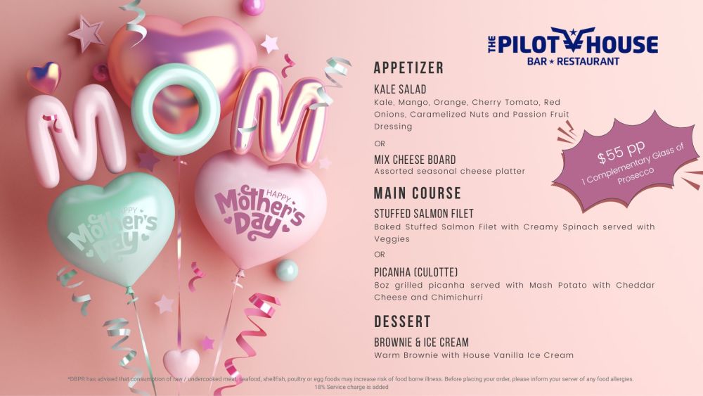 Mother's Day Menu