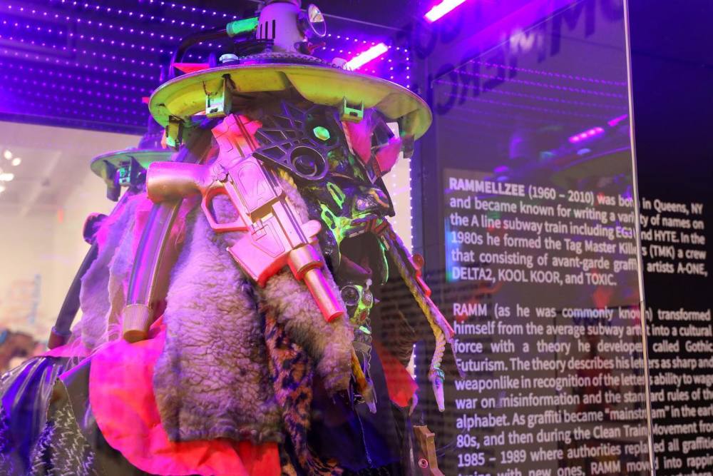 The Museum of Graffiti currently displays artwork and history on many influential artists, including Rammellzee!