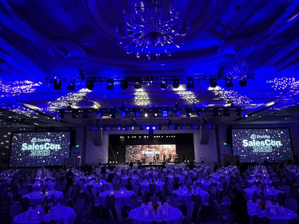 Main room Dinner for Corporate Conference