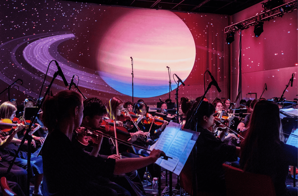 Prepare to be transported to another world with an awe-inspiring audiovisual journey through the cosmos.