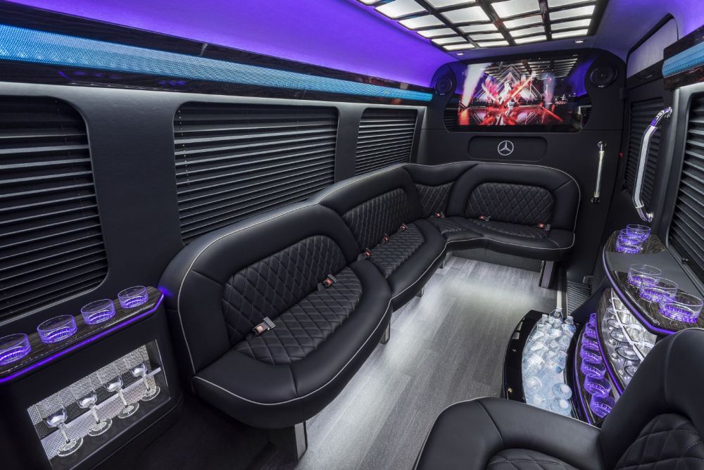 Cruise around the city in the comfort of a limousines.