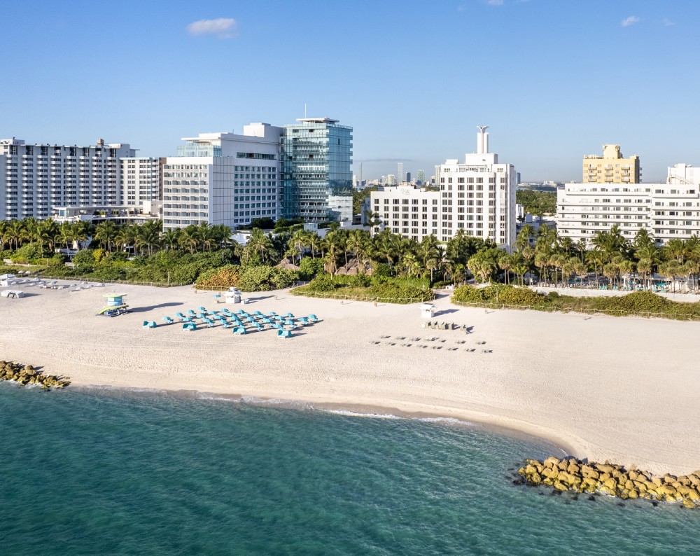 Luftbild aus Miami Beach