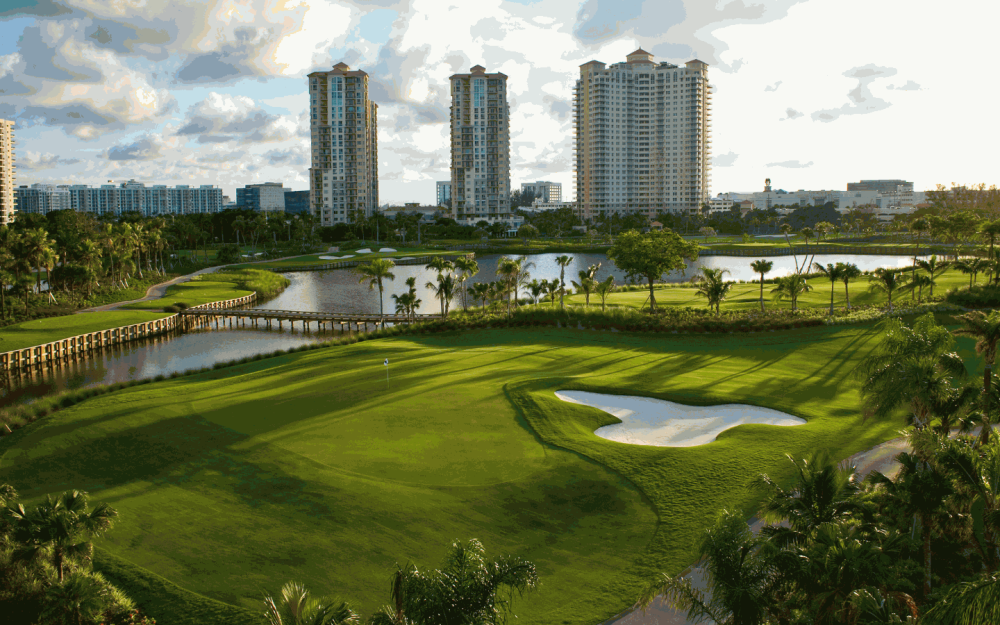 Take on the challenge at Soffer Golf Course with our pristine Tif Eagle greens, ask about our Fore the Love of Golf package for golf deals!