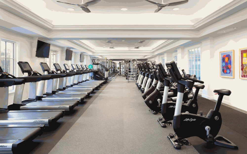 Hotel and spa guests can enjoy the 3,600 sq-ft gym with Life Fitness equipment. Wi-Fi-equipped for internet, streaming, and email during your workout.