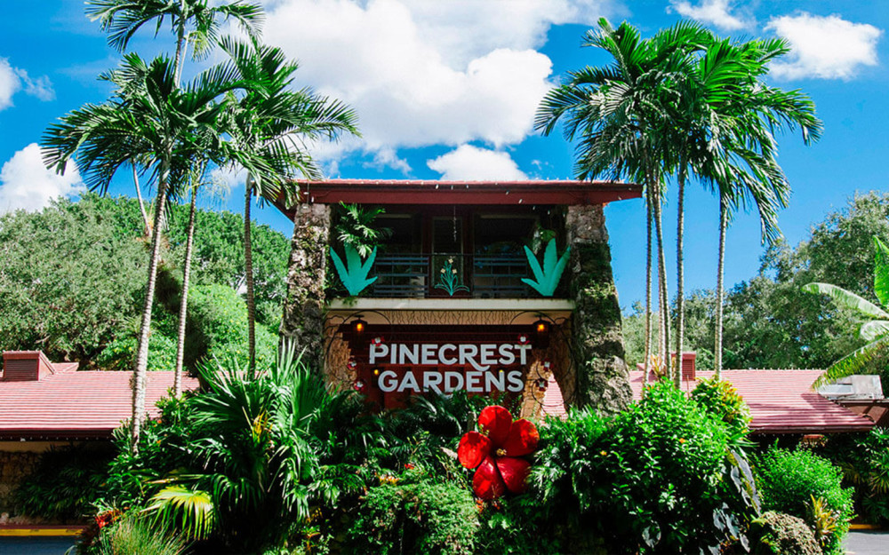 Pinecrest Gardens入り口
