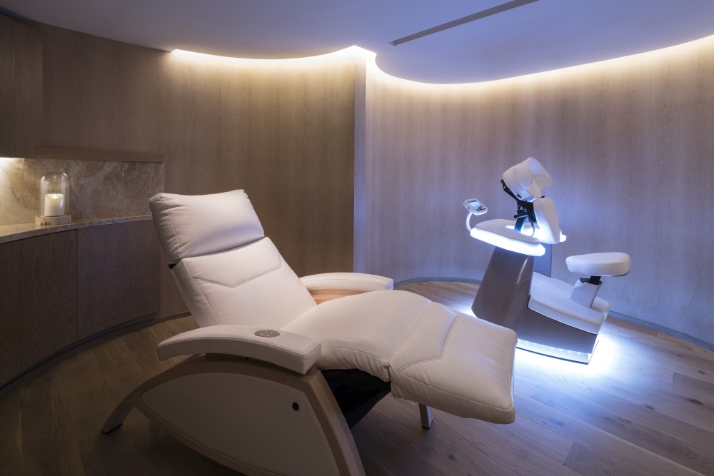 The Ritz-Carlton Spa features the nation's only Timeless Capsule, a private space for express treatments.