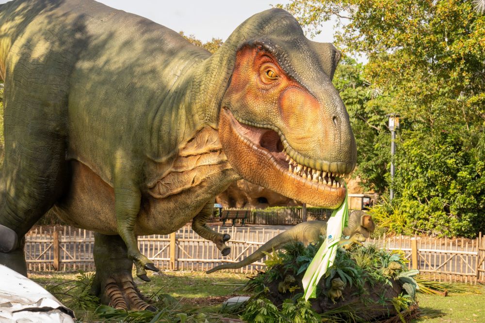 Be amazed by the giant and mighty T-rex at Zoo Miami!