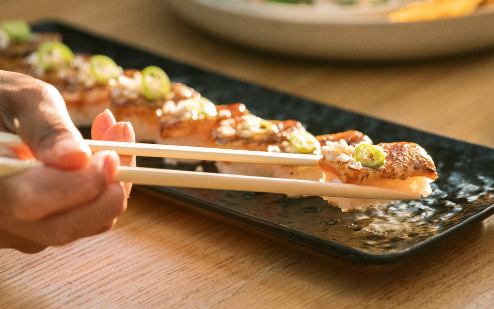 Salmon Aburi