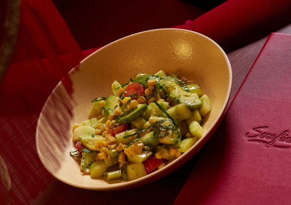 cucumber, avocado, tomato, red wine vinaigrette