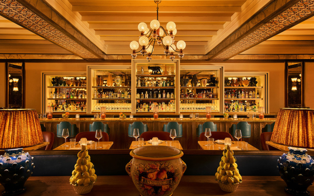 The bar at Mother Wolf Miami.
