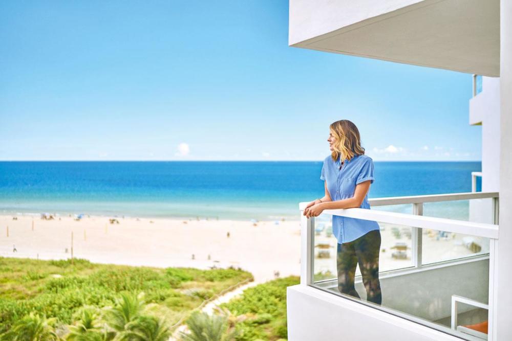 Stunning views of the Atlantic from private balconies