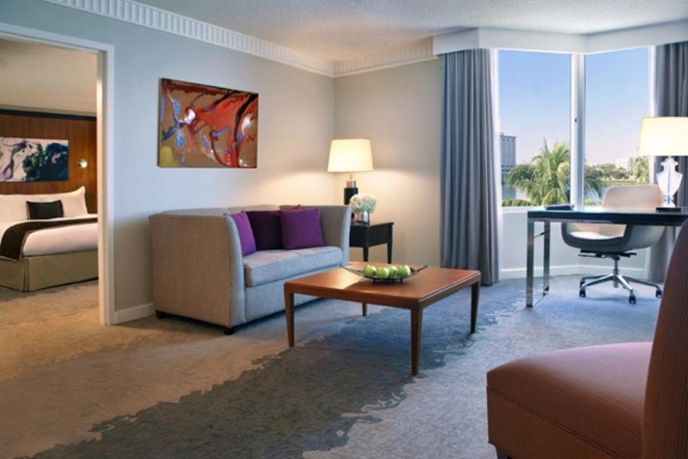 Our Superior Suite features a separate private dining area