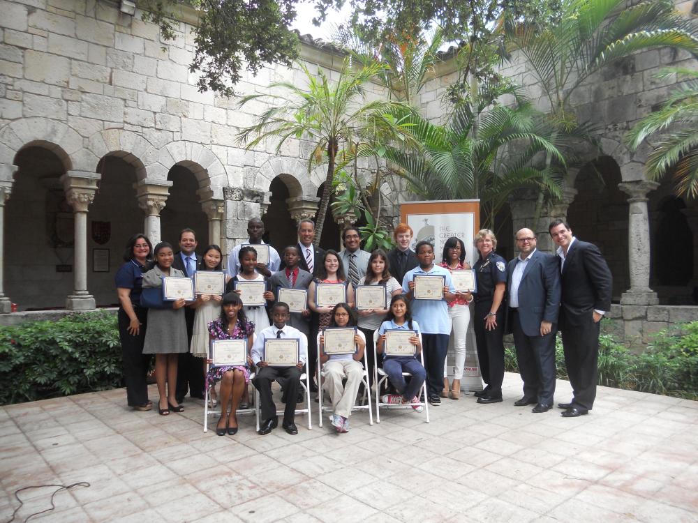 Lunch with the Mayor honors outstanding students in our community.
