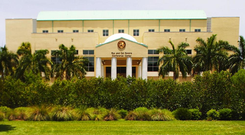 Kovens Conference Center exterior, located on FIU's beautiful Biscayne Bay Campus