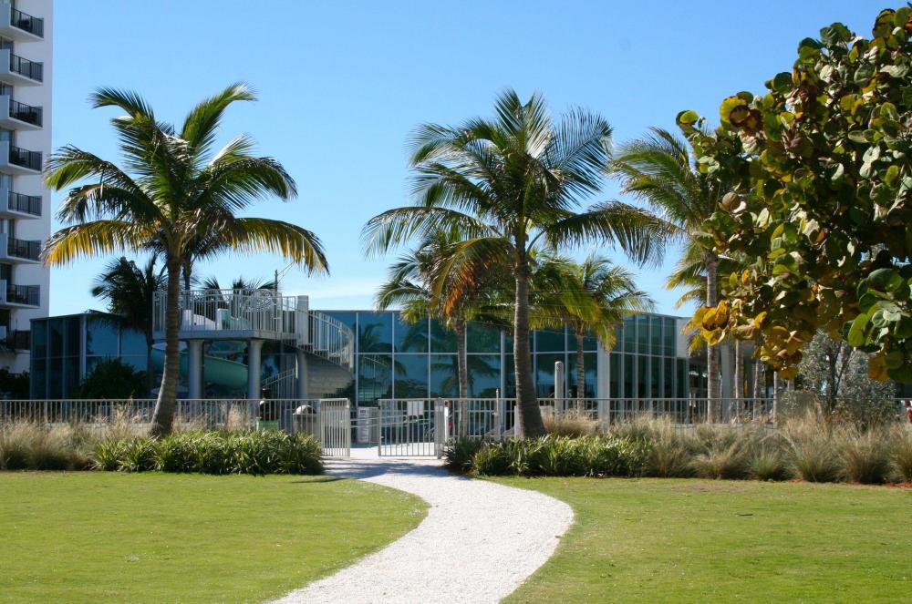 Surfside Community Center boasts a lap pool, kiddie pool, and regular pool where there is something for the whole family. Also featured are a number of classes and activities open to all guests staying in Surfside hotels enabling visitors to experience Surfside like a local. Image courtesy of Jacober Creative for Visit Surfside.