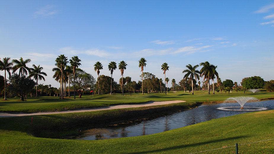 A view from the clubhouse at Country Club of Miami