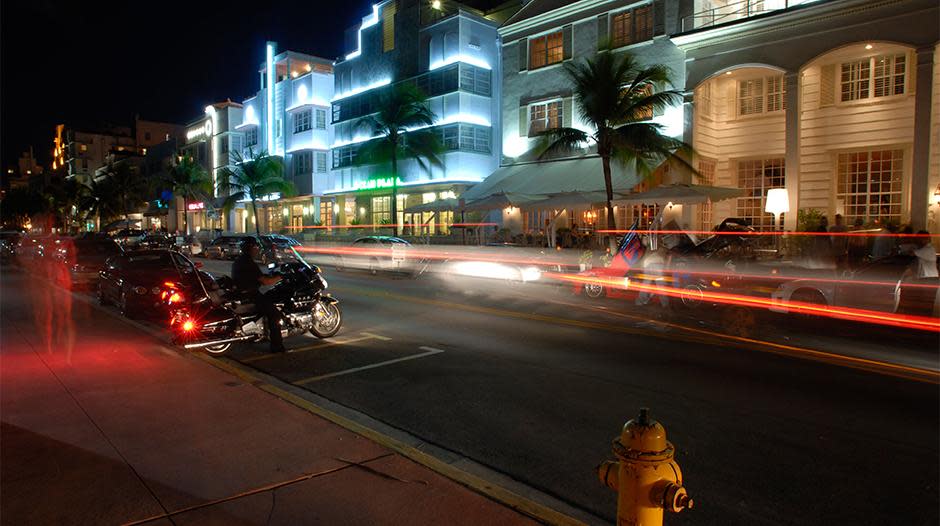 Ocean Drive At Night