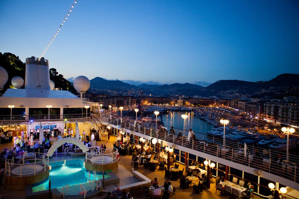 White Night Deck Party in Nice, France Harbour