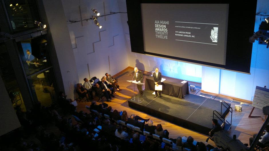 Truist Pavilion Theater Style with Stage Featuring Projection Screen