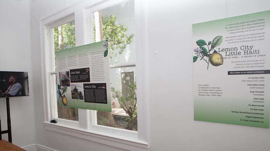 Lemon City & Little Haiti historical exhibit