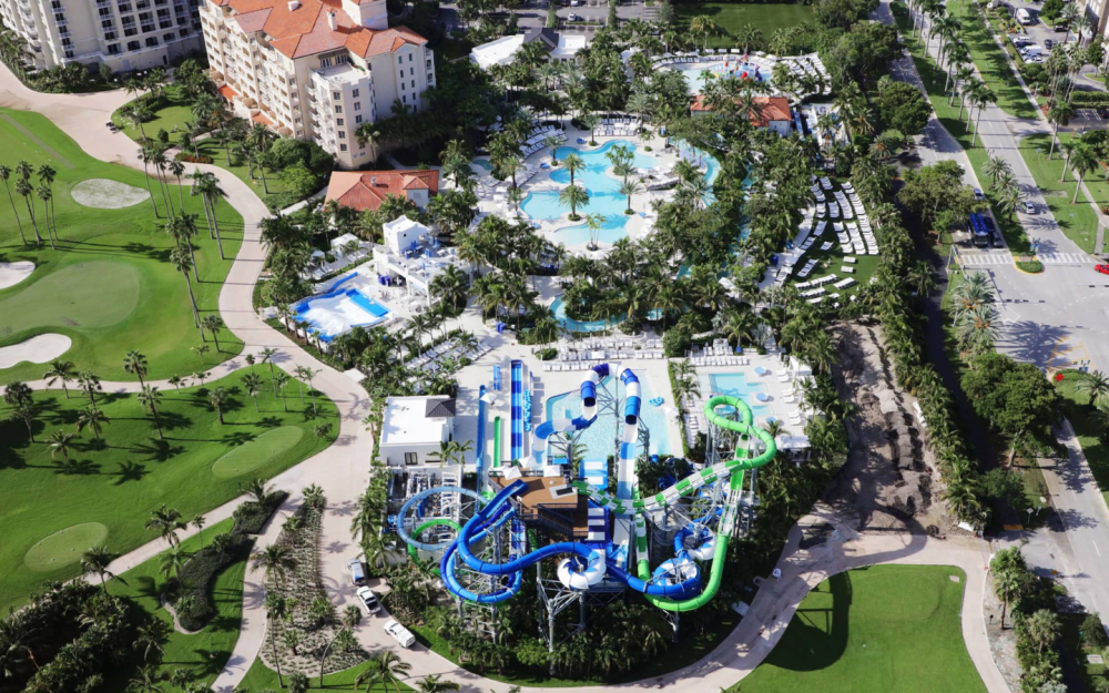 JW Marriott Miami Turnberry Resort & Spa sits in between the Sunny Isles beach and Aventura Mall.