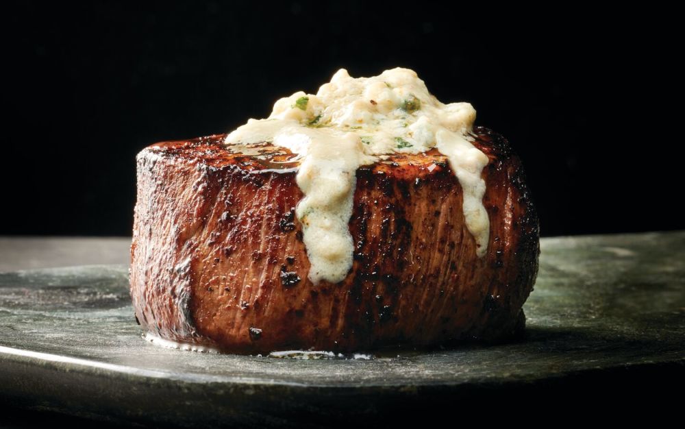 Morton's Center-Cut Filet Mignon with Blue Cheese Butter