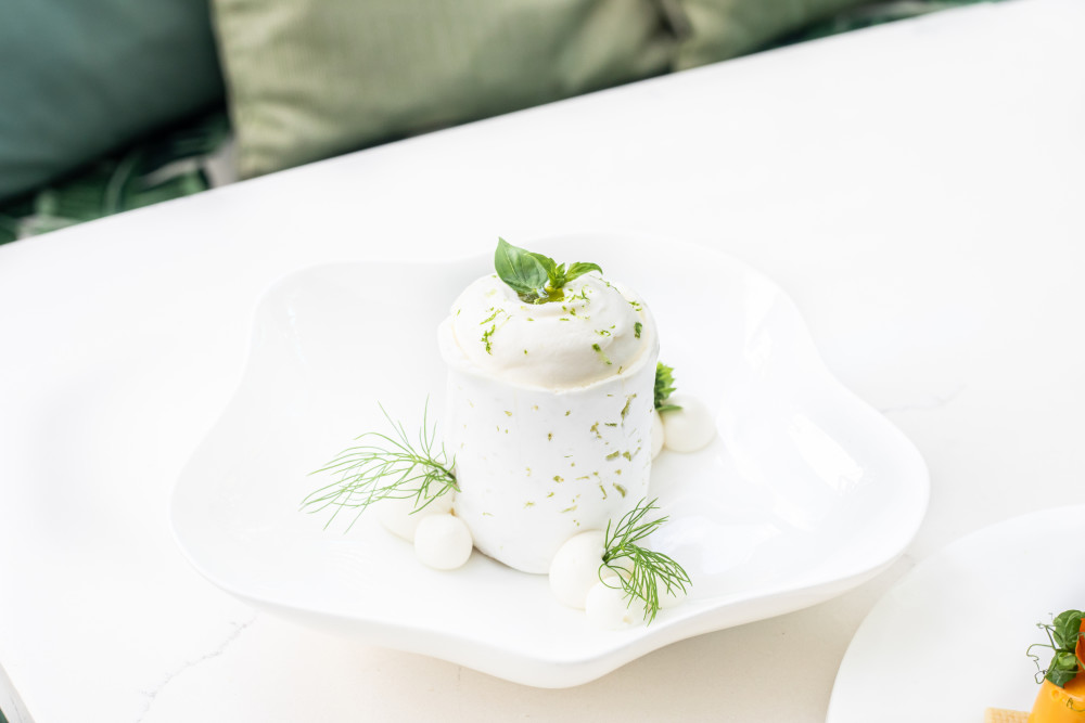 Coconut Lime Basil Meringue