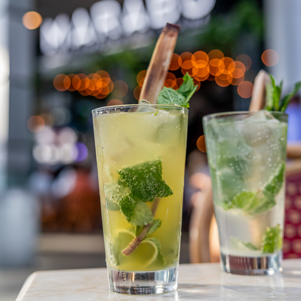 Bacardi Superior, lime juice, mint & muddled locally picked fruit.