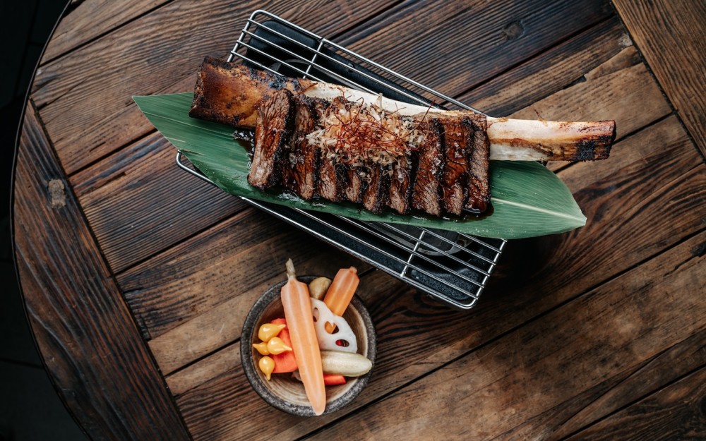 Grilled and Glazed Smoke Short Ribs