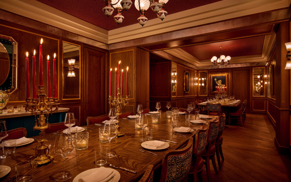An elegant space for intimate gatherings, special celebrations, or private events, offering an elevated Italian experience in a private space.