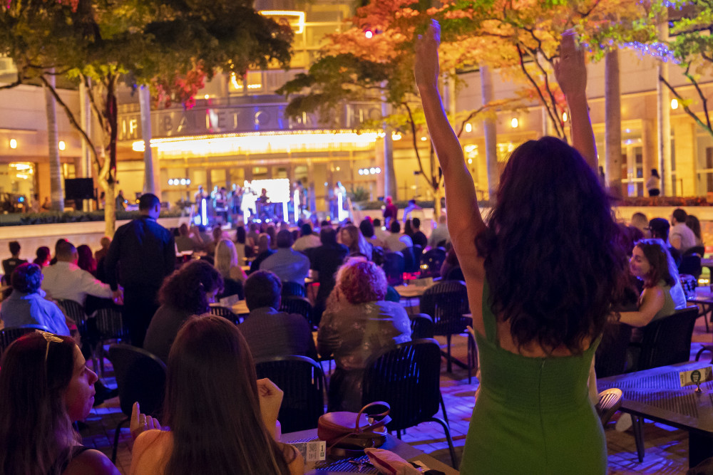 The Live on the Plaza series at the Arsht features local artists in a laid-back setting under the stars - Photo by Alex Markow