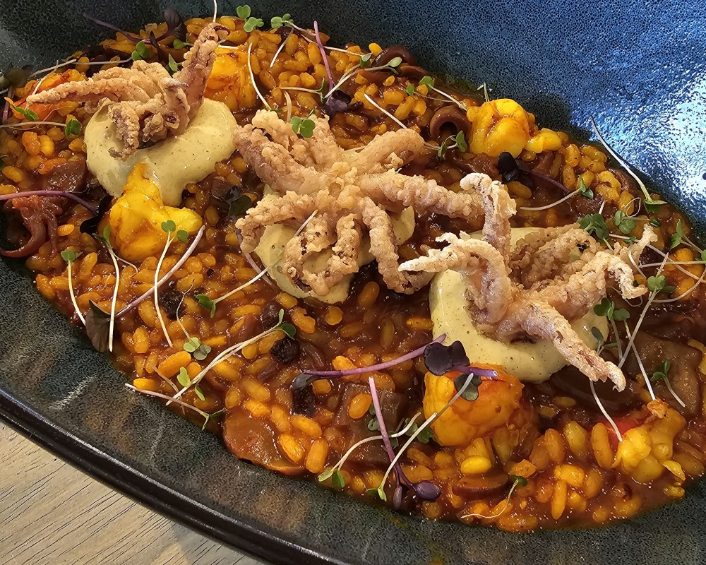 Рис с морепродуктами