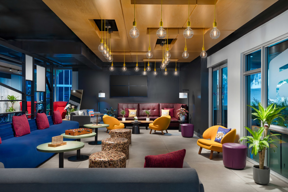 Kick back at our lounge by WXYZ Bar—your go-to Brickell Miami spot for cocktails, colorful vibes, and easygoing nightlife energy.
