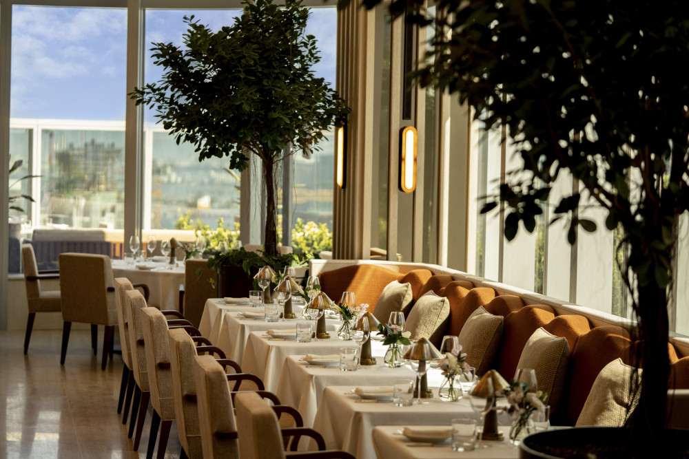Indoor Seia Restaurant at 54th floor.