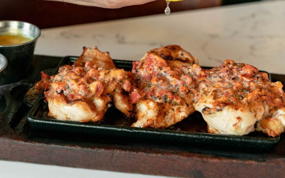 with smoked cheese