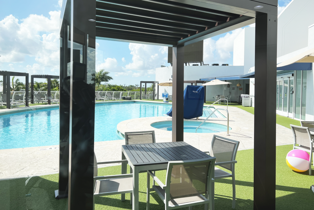 Rooftop Pool view