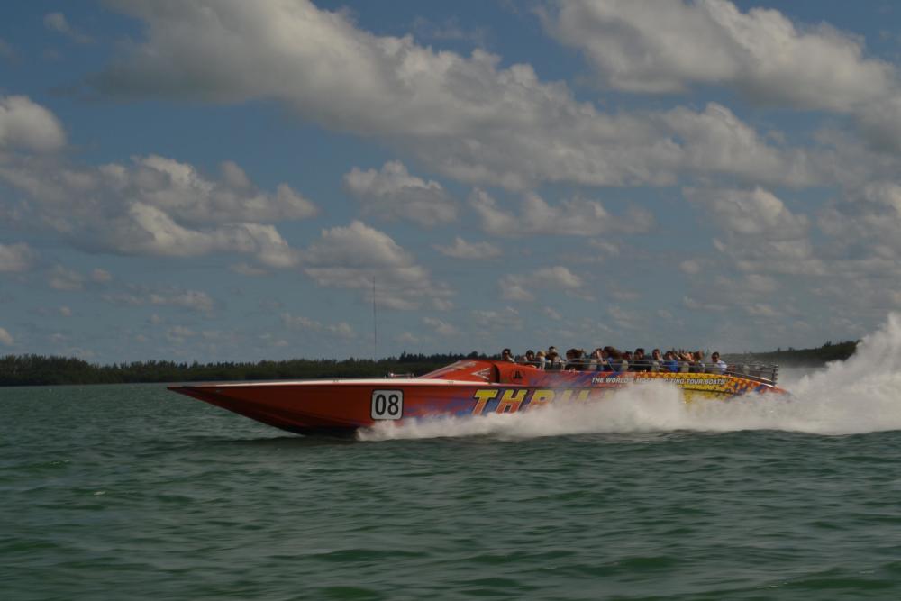 Join us aboard 08 Thriller Miami. Join us aboard 08 Thriller Miami.