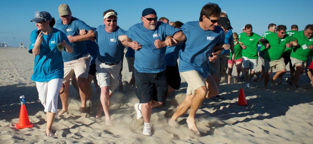 Team Building on the Beach