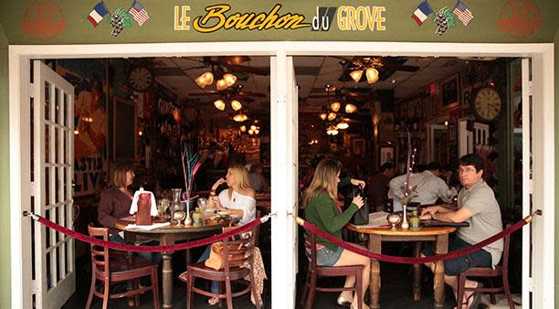 Lunch at Le Bouchon in the Grove