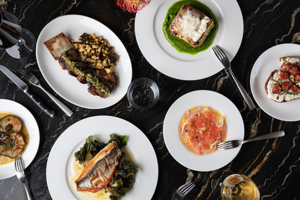 Miami Spice Dinner Spread