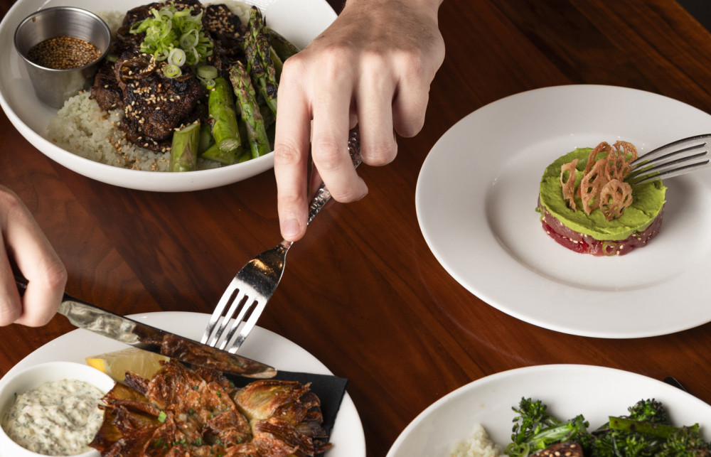 Miami Spice Lunch Spread
Crispy Confit Artichoke Hearts , Ahi-Tuna Tartare, Steak Bowl
