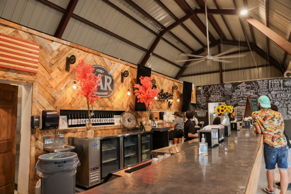 The Barn Farm Eatery, open 7 days a week.