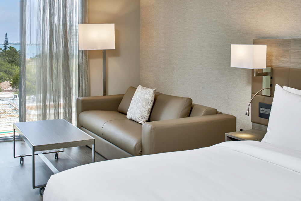 AC Hotel Miami Wynwood King Guestroom with Bay View
