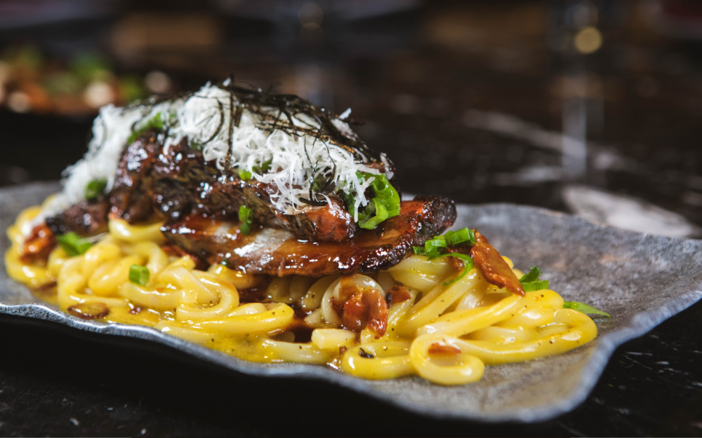 Pubbelly Sushi Miami Spice: Udon Carbonara