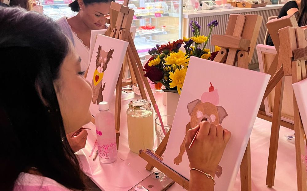 Paint Party with Boni Bakery and Bruna Rossa. May 2025