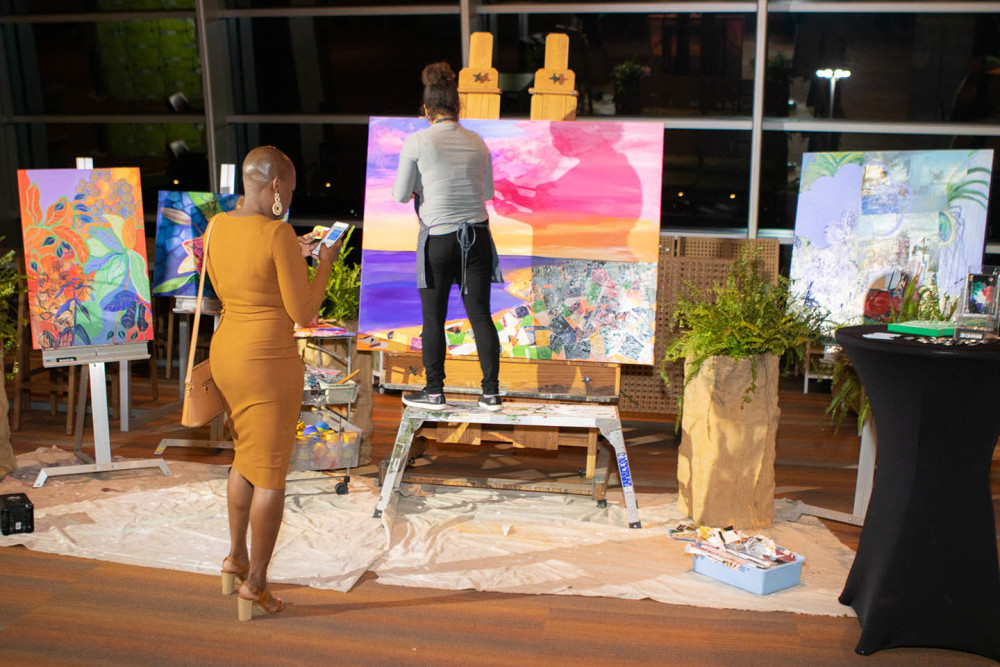 Live painting and art activation