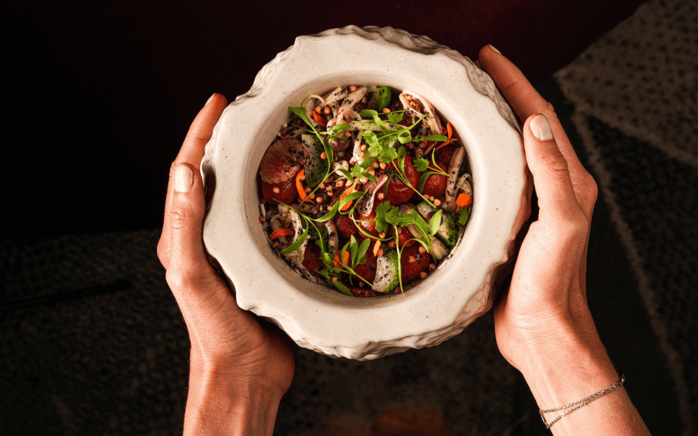 Smoked Tomato Salad