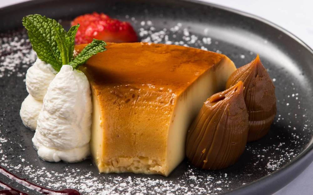 served with whipped cream & dulce de leche